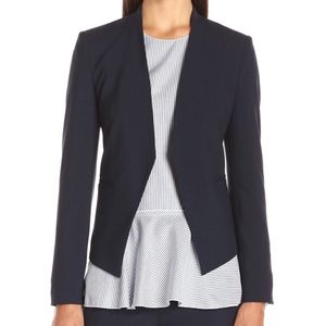 theory stretch wool open jacket